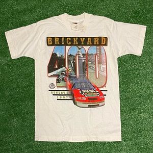 Vintage NASCAR Brickyard 400 T-shirt Size Medium